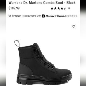 Dr. Martens Women's Combs Boot - Black